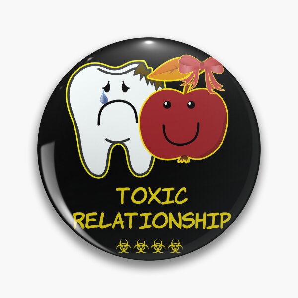 Item preview, 'Toxic Relationship' Couple Goals - Sarcasm Lovers Collection Apple designed and sold by Ridiculam Toga.