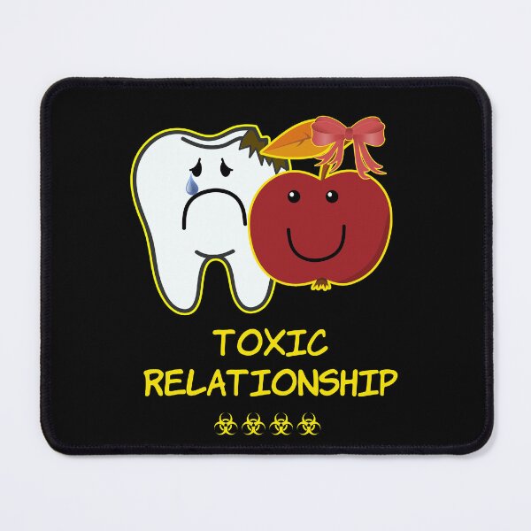 Item preview, 'Toxic Relationship' Couple Goals - Sarcasm Lovers Collection Apple designed and sold by Ridiculam Toga.