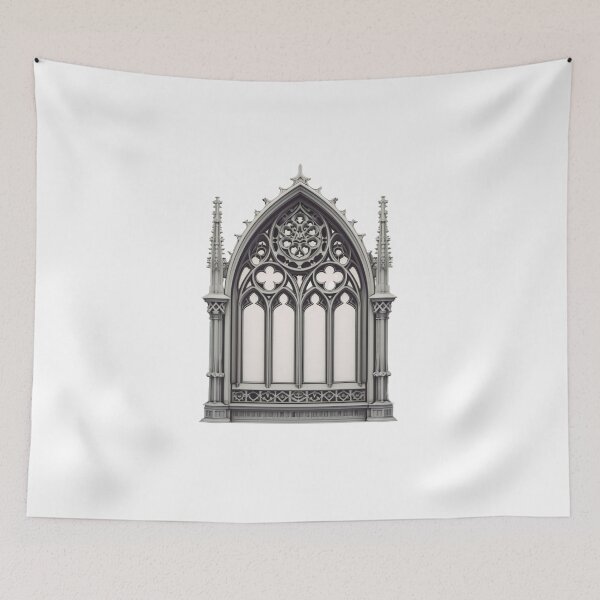 Item preview, Ornate Gothic Style Window designed and sold by DirtyDogArts.