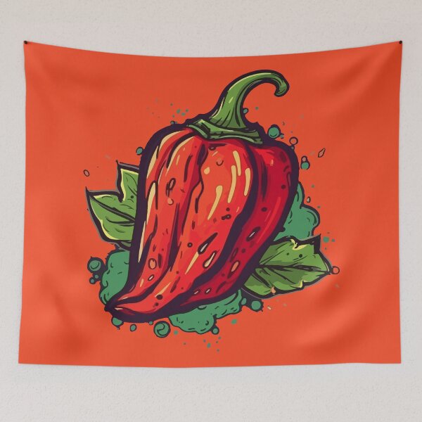 Item preview, Chipotle Hot Pepper Cartoon Style designed and sold by Arncil.