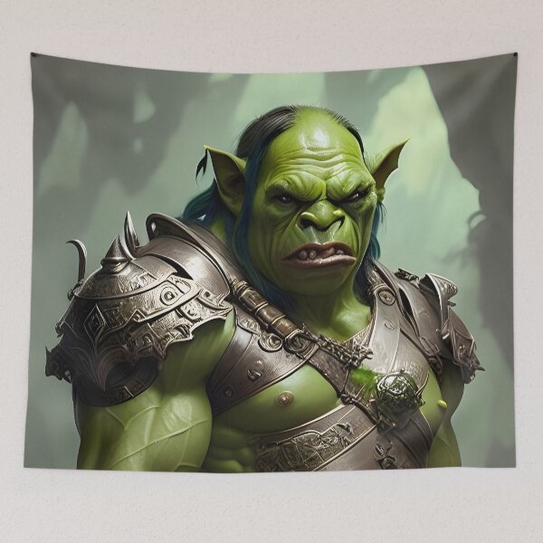 Item preview, Green Ork Kingdom Warrior designed and sold by magikman65.