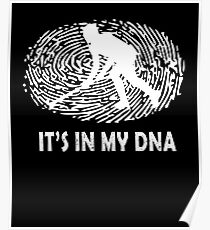 Field Hockey DNA Poster
