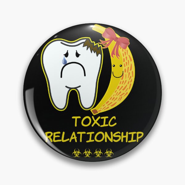 Item preview, 'Toxic Relationship' Couple Goals - Sarcasm Lovers Collection Banana designed and sold by Ridiculam Toga.