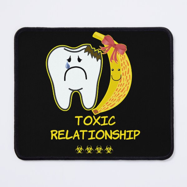 Item preview, 'Toxic Relationship' Couple Goals - Sarcasm Lovers Collection Banana designed and sold by Ridiculam Toga.