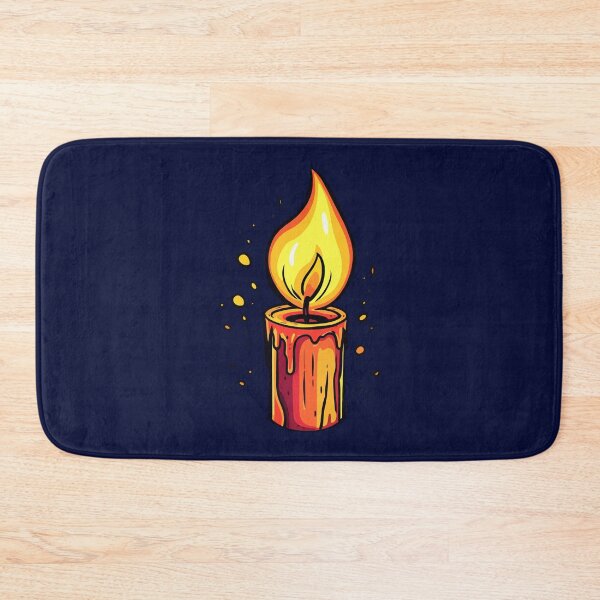 Item preview, Flickering Flamed Candle Cartoon Style designed and sold by Arncil.