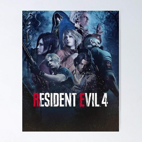 Resident Evil 4 Ashley Spencer's Mansion Poster 4K 