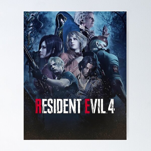 Poster for Sale avec l'œuvre « Remake de Resident Evil 4, Re4, Resident ...