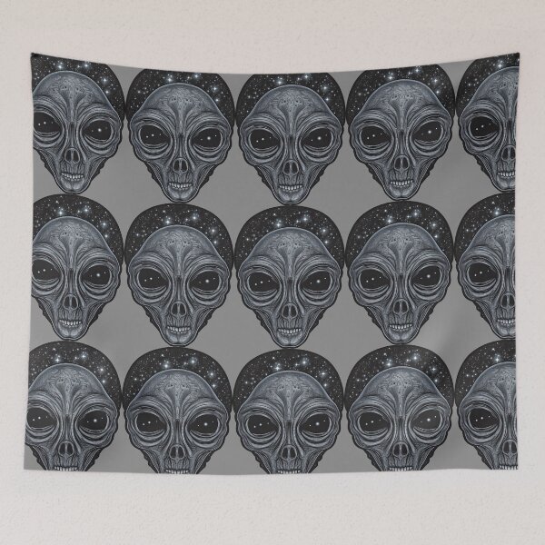 Item preview, Galactic Universe Alien Head designed and sold by BeTheWorld.