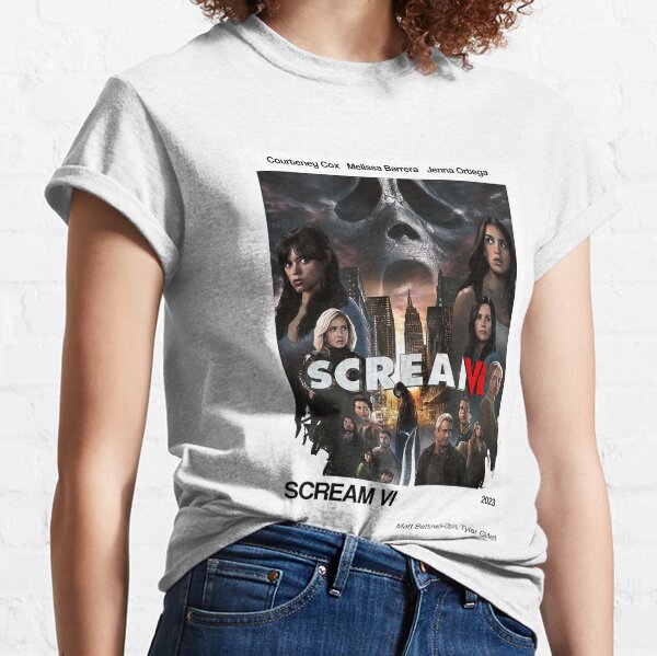 Jenna Ortega - Charpentier Tara - Film Scream 6 - Scream Vl classique  Classic T-Shirt for Sale by Totenboy