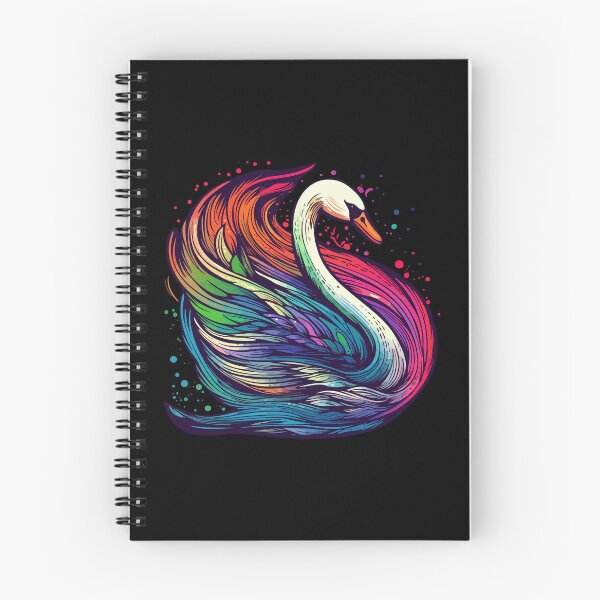 Item preview, Graceful Rainbow Swan Cartoon Style designed and sold by Arncil.