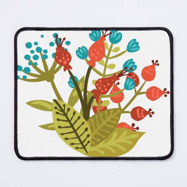 Item preview, Colourful Flower Pattern designed and sold by Honey Myrtle Studio.