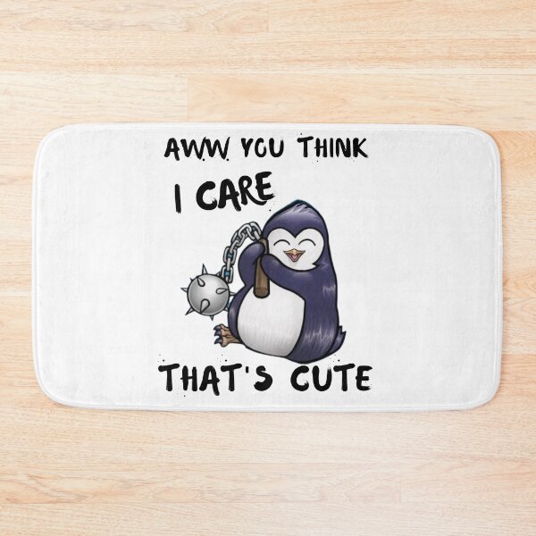 Item preview,  Aww you think I care, that's cute-Funny quotes designed and sold by artfartzzz.