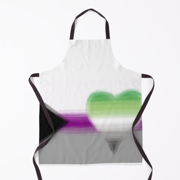 Aperçu de l'œuvre Watercolor Demisexual Aromantic Pride Flag créée et vendue par Sum-Thangs.