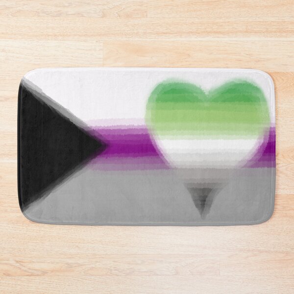 Item preview, Watercolor Demisexual Aromantic Pride Flag designed and sold by Sum-Thangs.