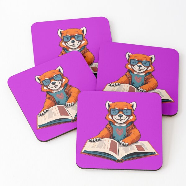 Item preview, Violet Aggressive Anime Red Panda designed and sold by rockyRG.