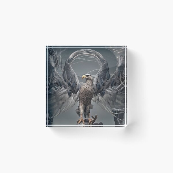 Item preview, Eagle Wildlife Abstract Art 057 designed and sold by tpixx.