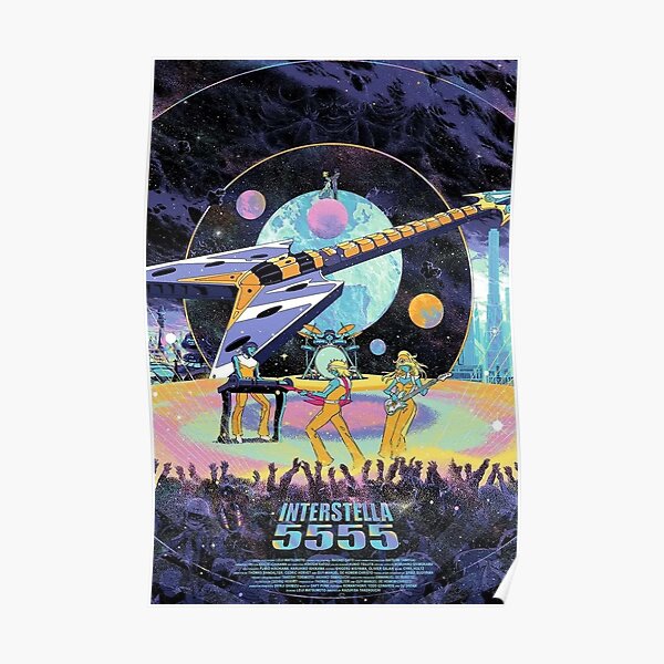 Guitar Space Interstella 5555 Poster