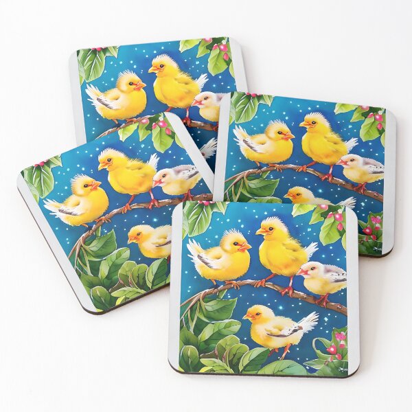 Item preview, watercolor little chicks  designed and sold by Uartists.