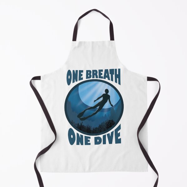 Item preview, One Breath One Dive Apnoe Freedive - The Ocean Is Calling designed and sold by TheInkElephant.