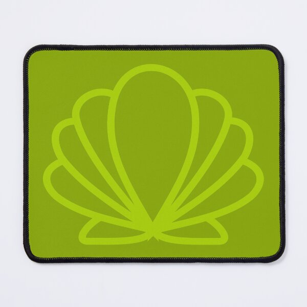Item preview, Scallop Shell Stylised Green designed and sold by TheScraggyBeard.