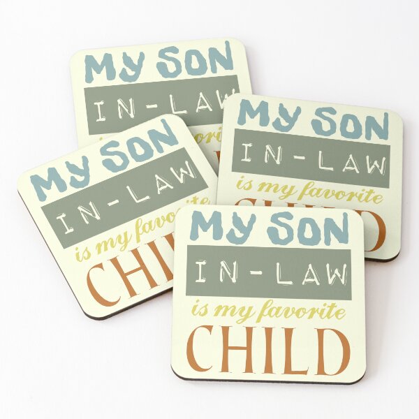 Item preview, my son in law is my favorite child sticker, my son in law is my favorite child tote bags,  designed and sold by KesDesigns ⭐⭐⭐⭐⭐.