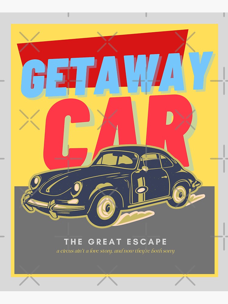 getaway car Art Board Print for Sale by eilosu