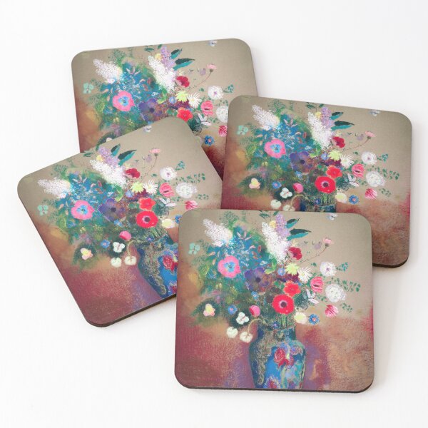 Item preview, Bouquet of Flowers (1900—1905) by Odilon Redon designed and sold by BossyCatHome.