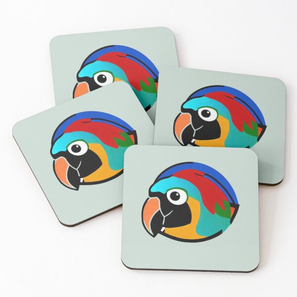 Item preview, The parrot designed and sold by The Iconic Minimalist.