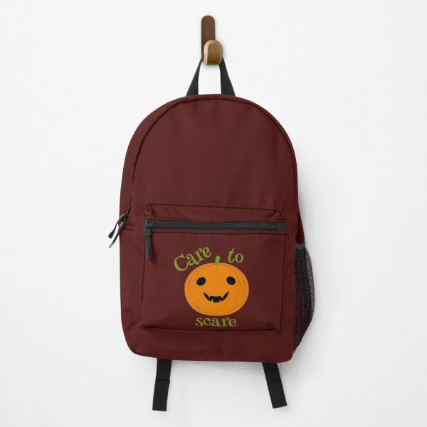 Item preview, Care to scare halloween cute smiley pumpkin designed and sold by glowvim.