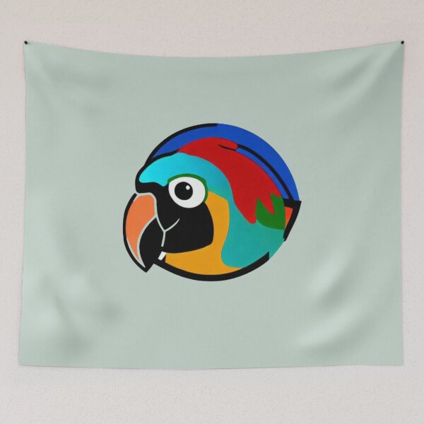 Item preview, The parrot designed and sold by The Iconic Minimalist.