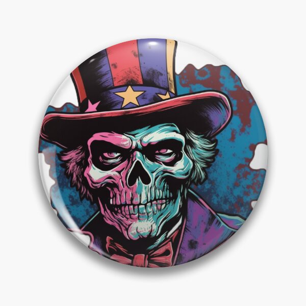 Item preview, Undead Uncle Sam Happy birthday America Sticker designed and sold by dirminxiia.