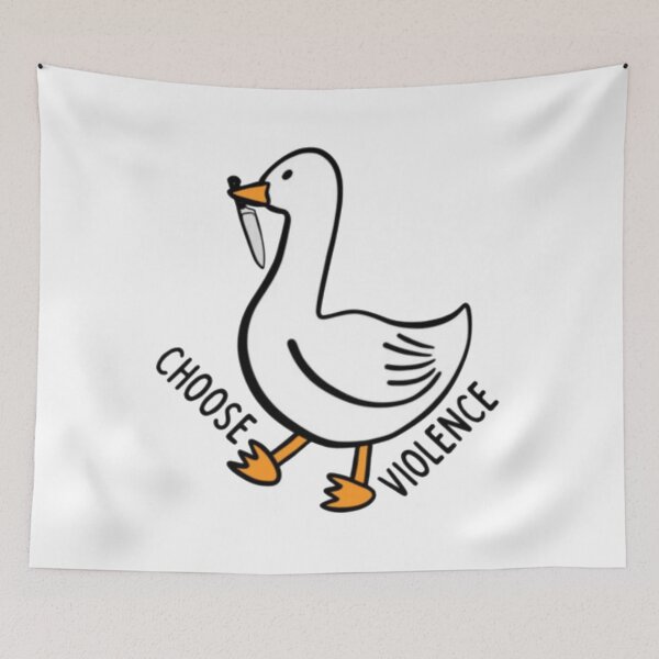 Item preview, Goose With Knife Meme designed and sold by kurniaendlesa.
