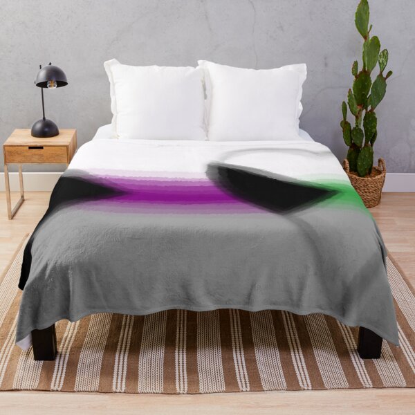 Aperçu de l'œuvre Watercolor Demisexual Demiromantic Pride Flag créée et vendue par Sum-Thangs.
