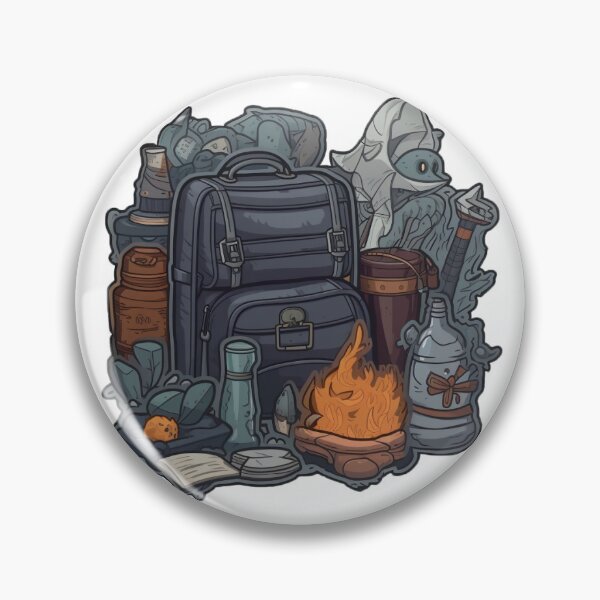 Item preview, Dungeon delving pack and provisions designed and sold by dirminxiia.