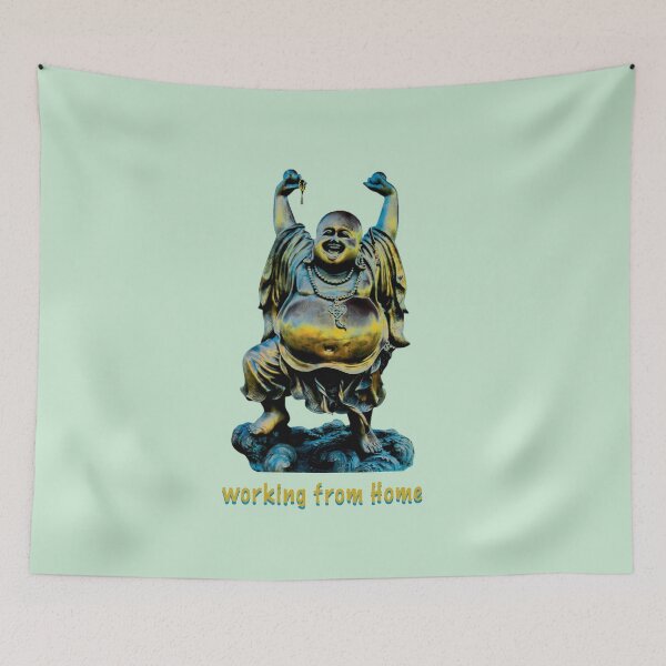 Item preview, buddha working remotely  designed and sold by zupperman.