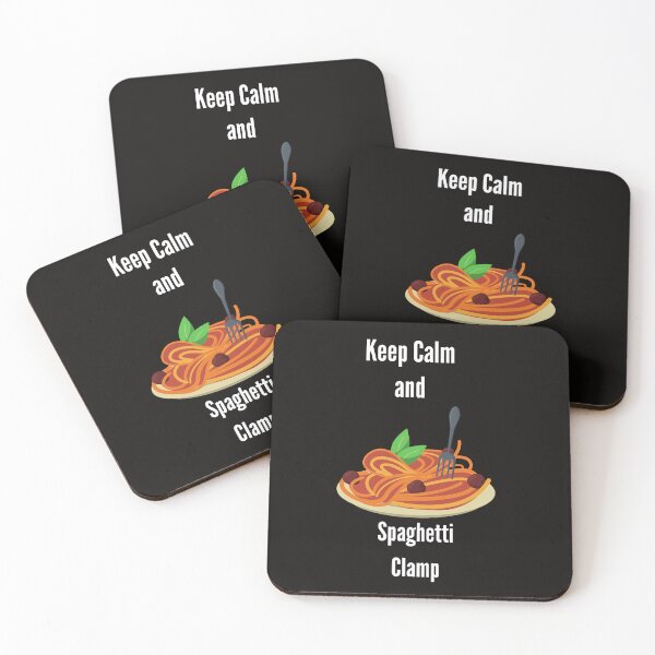 Item preview, Keep Calm and Spaghetti Clamp Italian Cuisine designed and sold by MiSuPa.