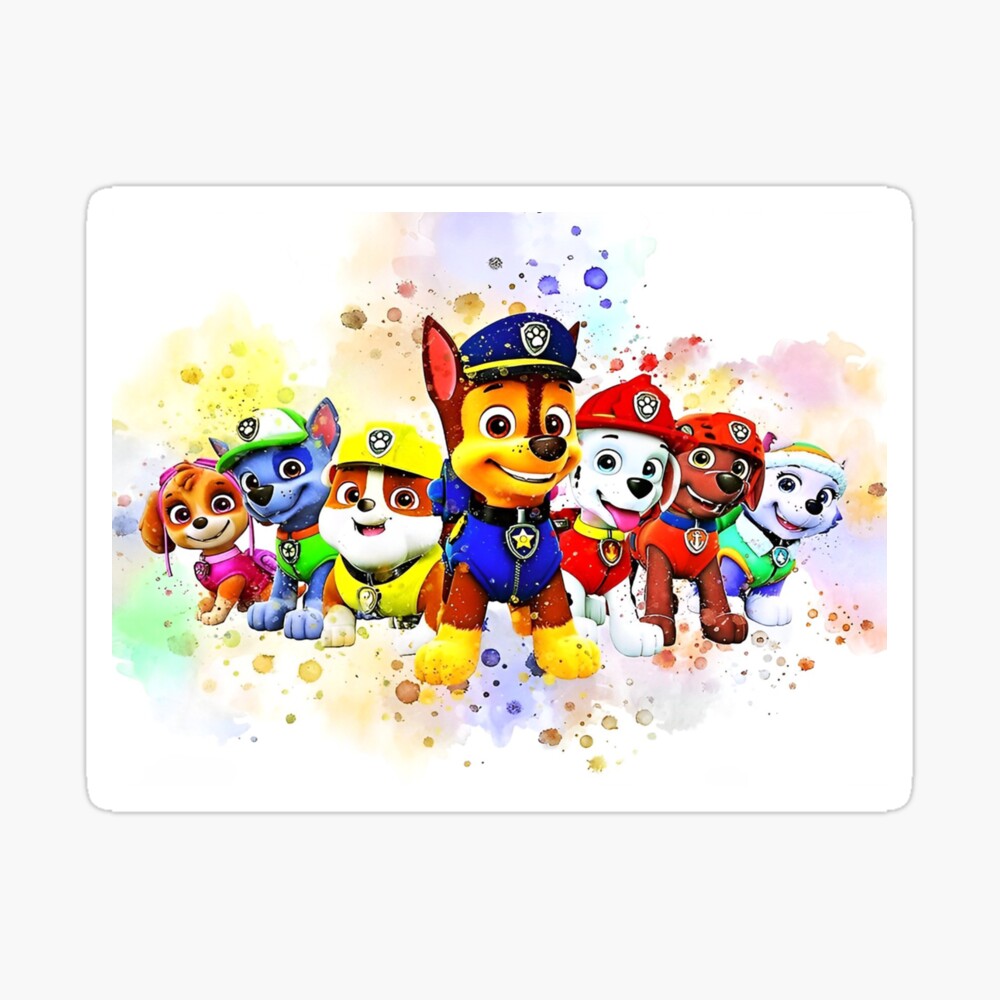 Paw Patrol Crew Paint Photographic Print