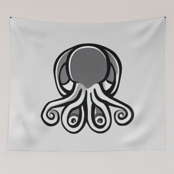 Item preview, The faceless octopus designed and sold by The Iconic Minimalist.