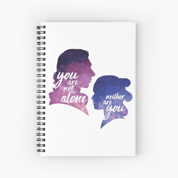 Reylo - You are not alone | Neither are you Spiral Notebook