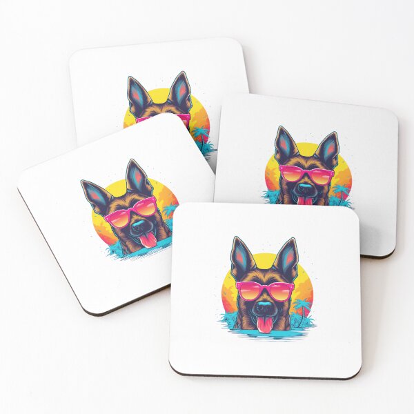 Item preview, Beach Buddies: Cool German Shepherd designed and sold by HitsTheWaves.