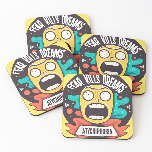 Item preview, atychiphobia quotes fear kills dreams designed and sold by M16ka7a.