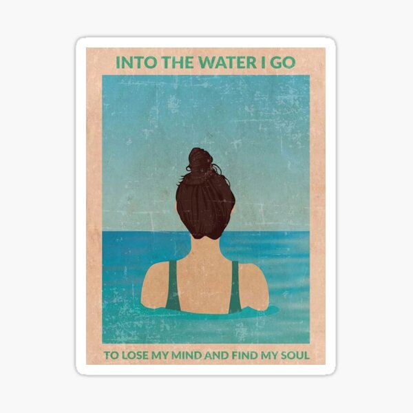 Item preview, Vintage Swimming Into The Water designed and sold by colemanphi.