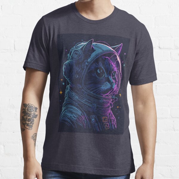 Pet T-Shirt - Astronaut Style | Art Your Cat Navy / L