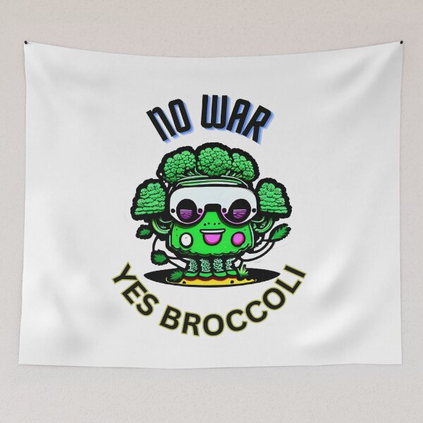 Item preview, no war yes broccoli designed and sold by AlexArtCollega.
