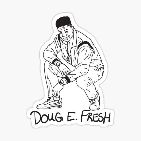 “Doug E. Fresh” Sticker by Trebus | Redbubble
