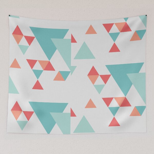 Item preview, Soft Pastel Geometric Triangles Seamless Pattern designed and sold by illustratiff.