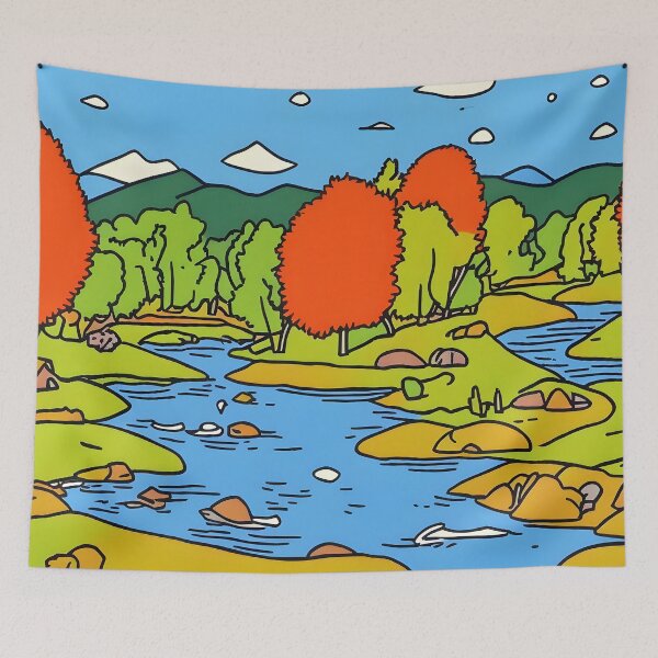 Item preview, River Trees designed and sold by The Bubble 1307.