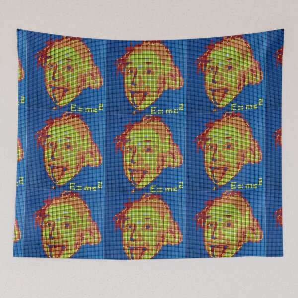 Item preview, Albert Einstein Rubik's cubes mosaic designed and sold by Speedsam Cube.