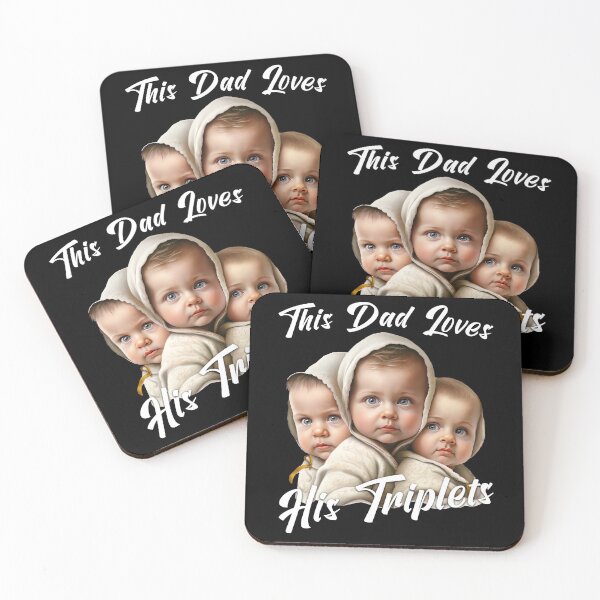 Item preview, Daddy , This Dad Loves His Triplets designed and sold by CoolCreative.