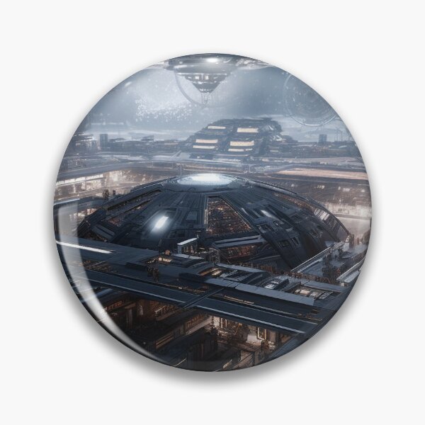 Item preview, Cosmic Hub: A Busy Spaceport designed and sold by PrintCove.